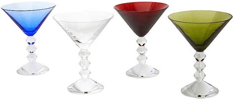 Baccarat Vega Martini Glass Set Of 4 Martini Glasses