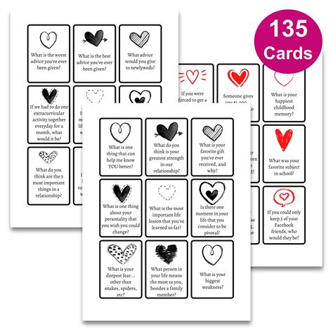 Conversation Cards For Couples 135 Printable Cards The Savvy Sparrow
