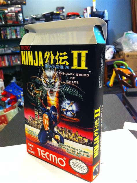 Ninja Gaiden 2 Box My Games Reproduction Game Boxes