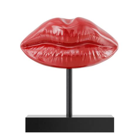 Figurine Red Lips 15 3d Model Cgtrader