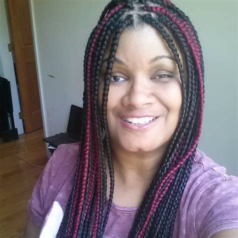Today, brooklyn is going to show y'all how she creates her #diy milkmaid braids! Box Braids .. Hair color 2 and Pink ( i forgot what number ...