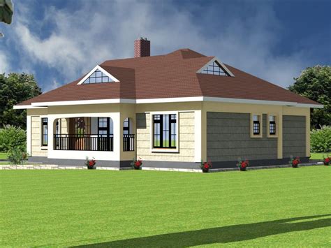 Some Best House Plans In Kenya 3 Bedrooms Bungalows Hpd Bungalow