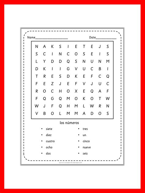 Free Printable Word Search In Spanish Printable Word Searches