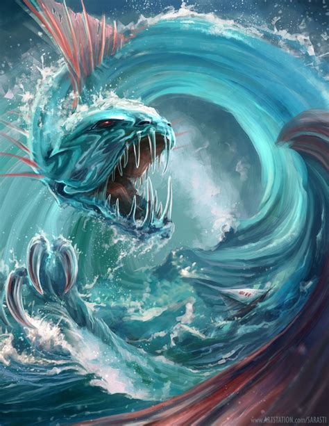 Water Dragon On Artstation At Projects