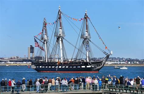 Photos Uss Constitution Makes Its Way Across The Harbor The Boston Globe