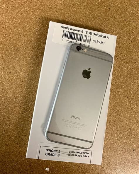 Apple Iphone 6 16gb Unlocked Space Gray For Sale In Fort Mill Sc Offerup