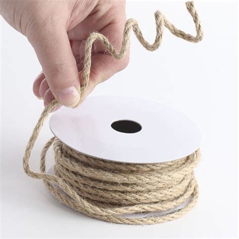 Wired Natural Jute Rope Wire Rope String Basic Craft Supplies