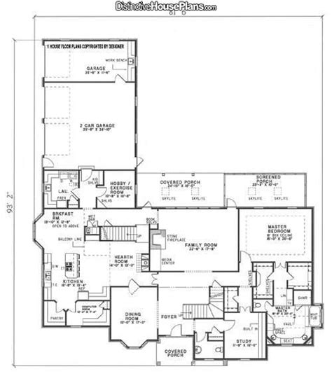French Colonial Floor Plan House Floor Plans French House Plans