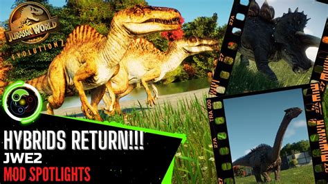 Looks Whose Back Return Of The Hybrids Jurassic World Evolution 2 Mod Spotlights Youtube