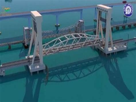 Indian Railways Engineering Marvel New Pamban Bridge To Be Ready In