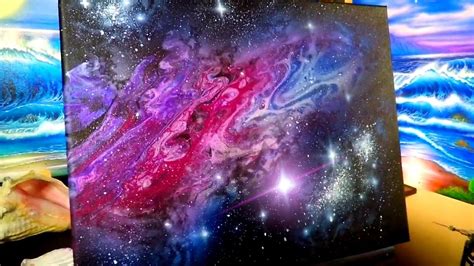 Nebula Painting Tutorial Acrylic Pamela Deculus