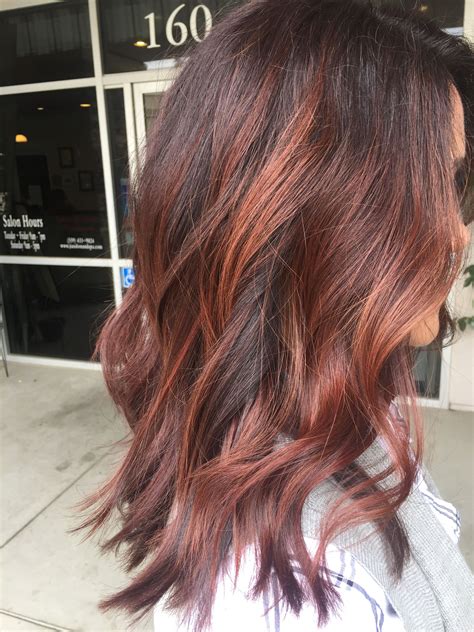 Hair By Rachelg Red Copper Balayage Copper Balayage Hair Inspo