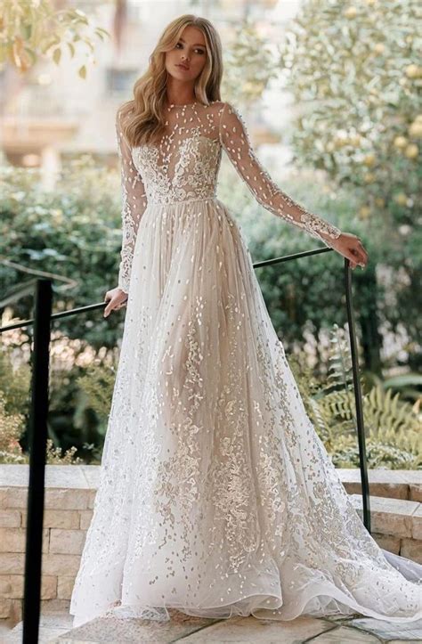 20 Chic And Sheer Wedding Dresses From Etsy Southbound Bride
