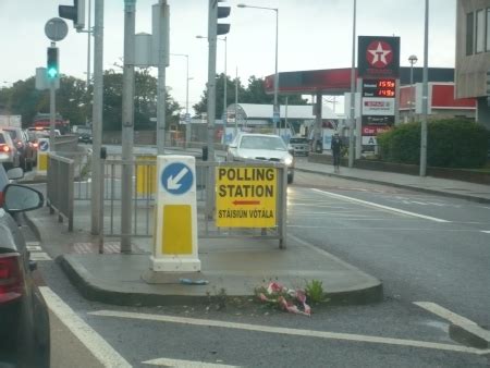 You are welcome to take your own pencil or pen with you if you. Free Public Domain Photo of Ireland: Polling Station SIgn ...