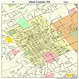West Chester Pennsylvania Street Map 4282704