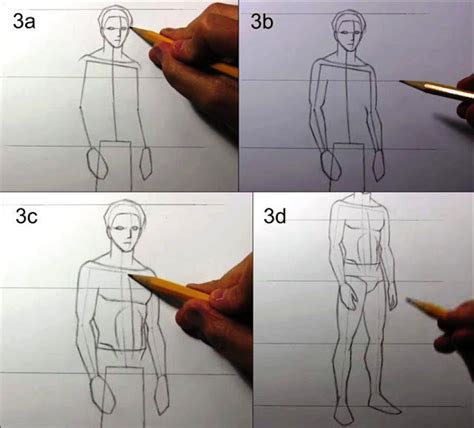 Cara Menggambar Manusia Secara Proporsional Menggunakan Pensil Ilmu Seni Rupa Dictio Community