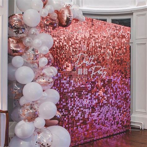 sequin backdrop hire balloon arch shimmer wall 21st birthday decorations bday party theme