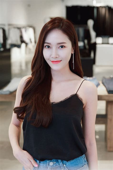 K Pop Star Jessica Jung Shares Blanc And Eclares Latest And Her Denim