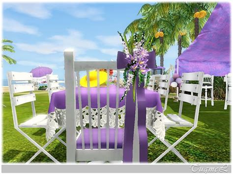 The Sims Resource Beach Wedding Place Full Furnished