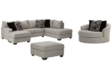 Megginson 2 Piece Sectional With Chair And Ottoman