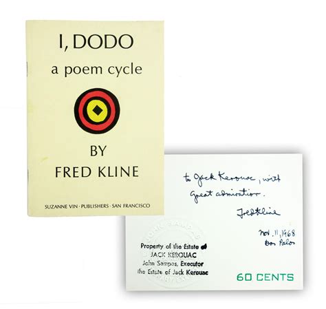 Lot Jack Kerouac Personal Copy Of I Dodo A Poem Cycle Inscribed