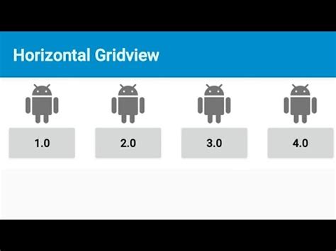 How To Create Horizontal Gridview In Sketchware Youtube