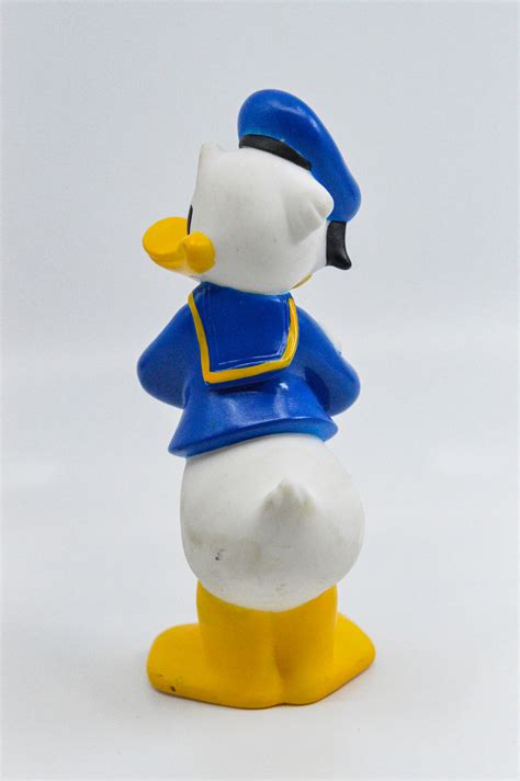 Vintage Disney Rubber Donald Duck Figurine 6 Inches Tall Etsy