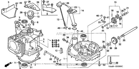 Honda Lawn Mower Engine Assembly Diagram