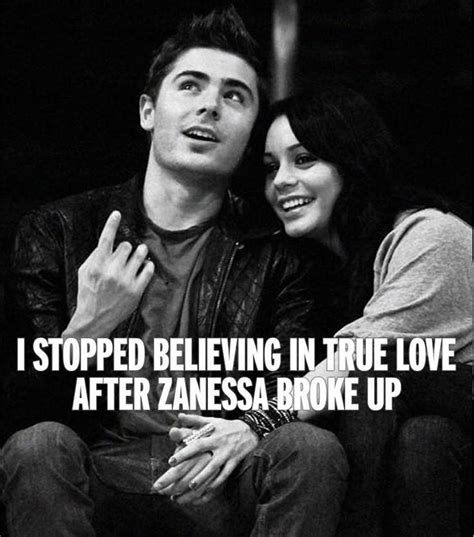 I Stopped Believing In True Love When Zanessa Broke Up But Actually True Love Cute Couples