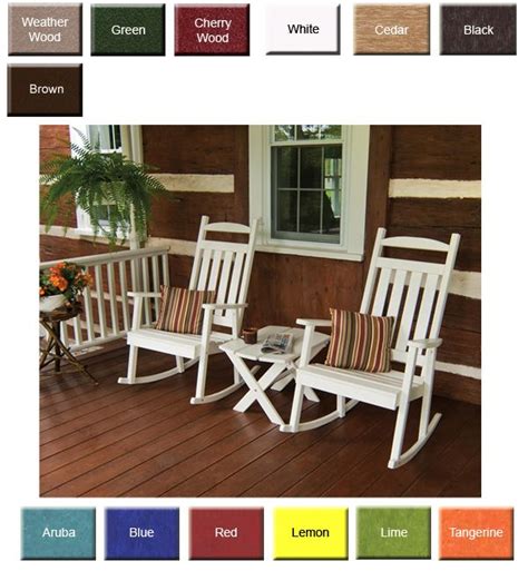 Amish and sofa city outlet 3383 hickory boulevard hudson, nc 28638 phone: Outdoor Poly Furniture: Amish PolyCraft 890 Classic Porch ...