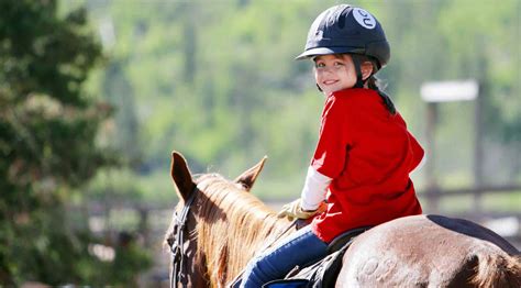 Kids Horseback Riding Vacation Program Granby C Lazy U Ranch