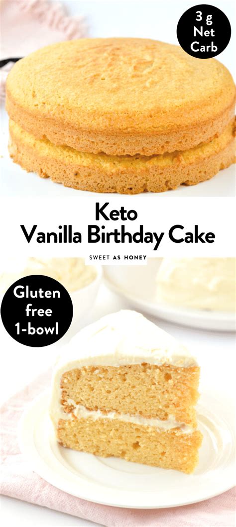 Best 25 diabetic birthday cakes ideas on pinterest. Keto vanilla cake diabetic birthday cake - Sweetashoney in ...