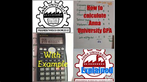 How gpa is calculated in anna university. How to calculate your GPA with example// Anna university ...