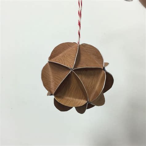 Geometric Paper Ornament Diy