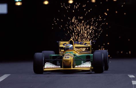 Michael Schumacher Behind The Wheel Of His Benetton B192 In 1992