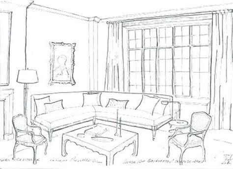 Living Room Drawing At Explore Collection Of