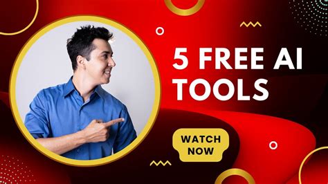 5 Free Ai Tools You Can Use Right Now Best Five Web Sites Free Must