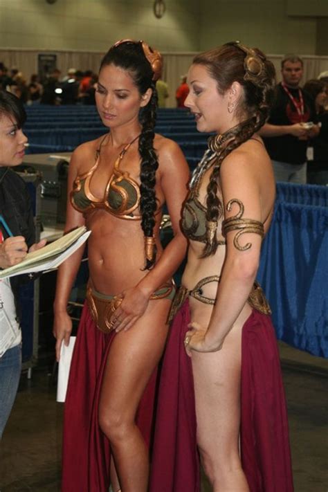 The Best From Past Olivia Munn As Princess Leia Slave 6 HawtCelebs