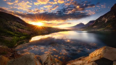 🔥 Download Saint Mary S Lake Montana Glacier National Park Sunrise By