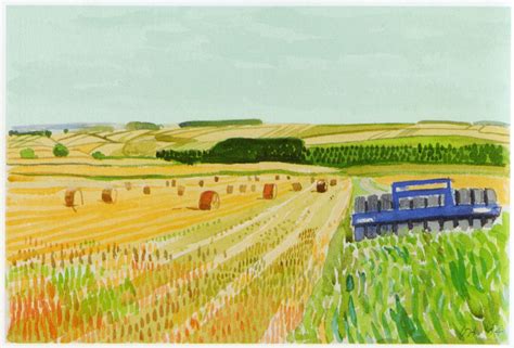 David Hockney Midsummer East Yorkshire 2004 풍경 스케치 데이비드 호크니 그림