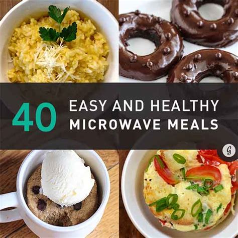 How do you cook food in a microwave? 40 Easy And Healthy Microwave Meals