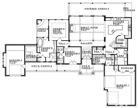 Craftsman Style House Plan 4 Beds 45 Baths 3238 Sqft Plan 935 11