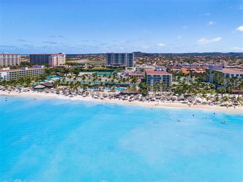 Beachfront Palm Beach Aruba Hotels Holiday Inn Resort Aruba Beach