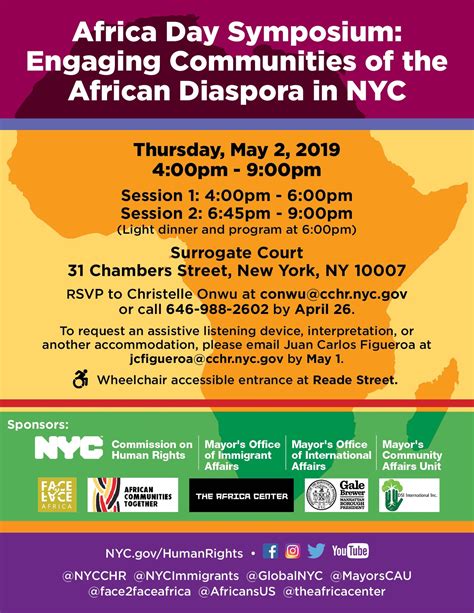 Nyc Commission On Human Rights To Hold Africa Day Symposium At Surrogates Court In Nyc