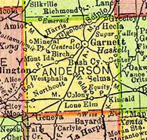 Anderson County Kansas Ksgenweb Main Page
