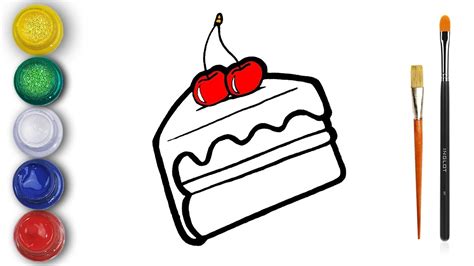 Slice Of Cake Drawing Free Download On Clipartmag