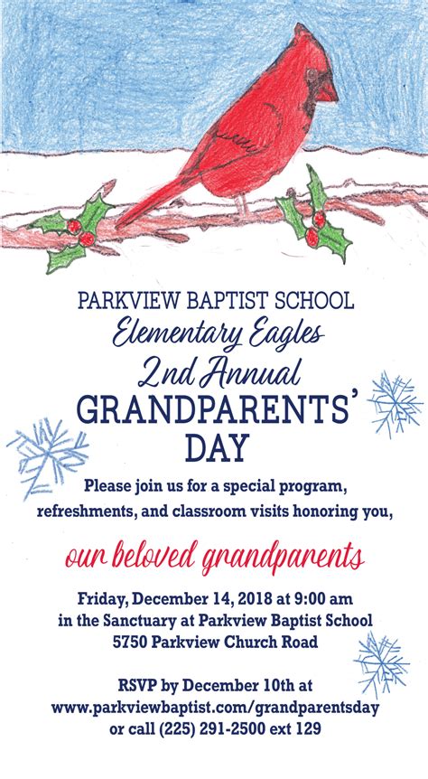 2018 Grandparents Day Parkview Baptist Schoolparkview Baptist School