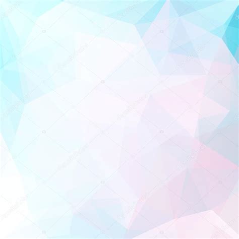 Geometric Pattern Polygon Triangles Vector Background In Blue And Pink