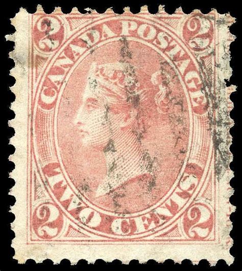 Buy Canada 20iv Queen Victoria 1859 2¢ Rose Imprint Copy