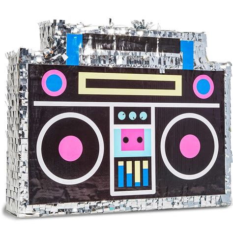 Boombox Pinata 80s And 90s Theme Party Decorations Hip Hop Retro